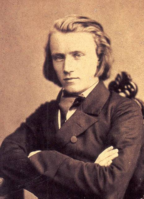 Johannes Brahms in 1855